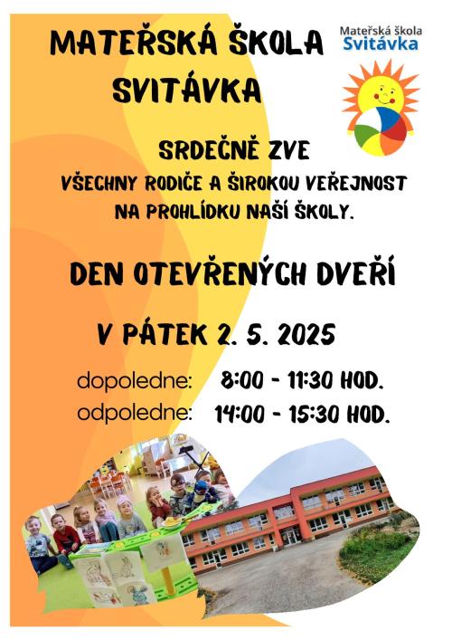 Den otevřených dveří v MŠ Svitávka
