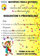 Rozloučení s předškoláky