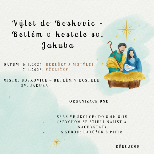 Výlet do Boskovic