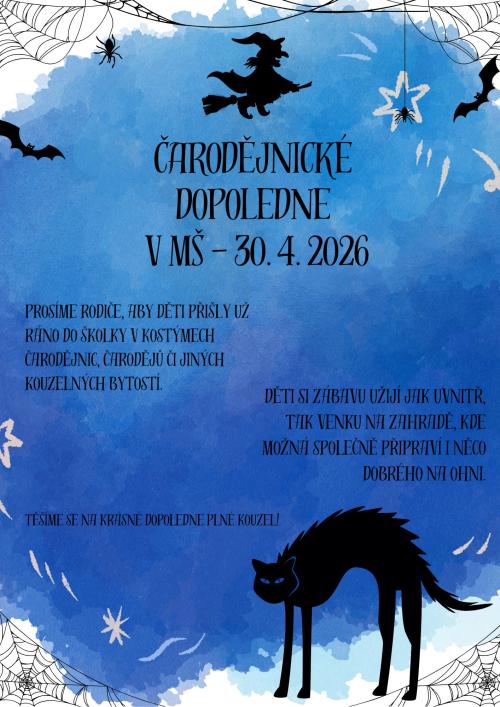 30.4.2026 - ĆARODĚJNICE V MŠ 1